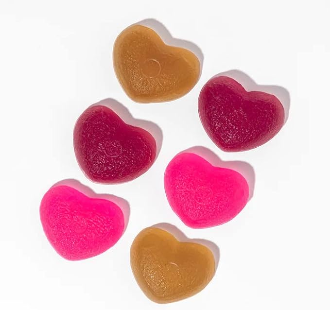 Teami Wellness Gummies Delicious Heart Shaped Gummies for a Balanced Belly, Immune Support and Relaxation Multivitamin Jelly Pack of 3
