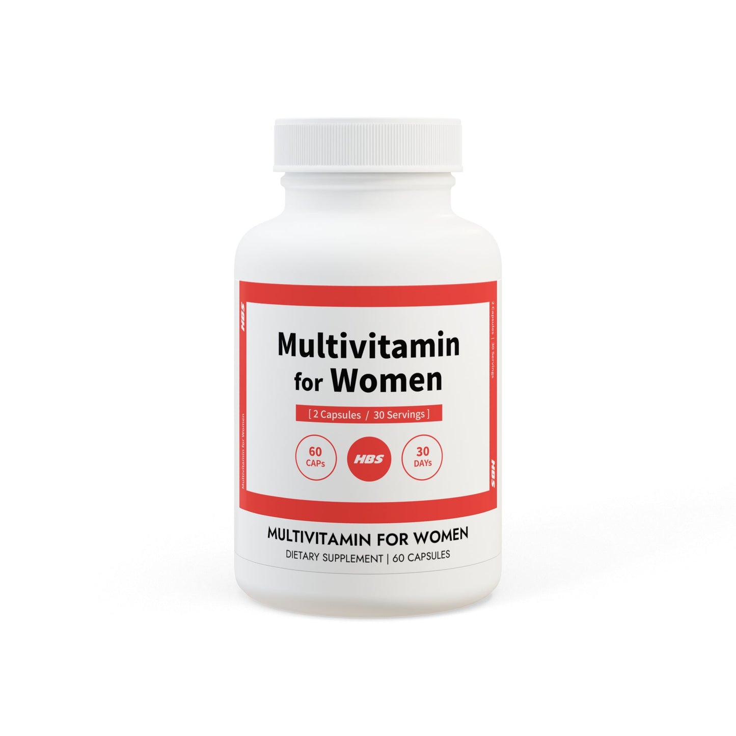 HBS, Multivitamin for Women Supplement (60 Vegetable Capsules)