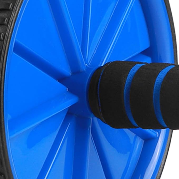 Blue Dual Roller Abdominal Exerciser - 18cm Diameter