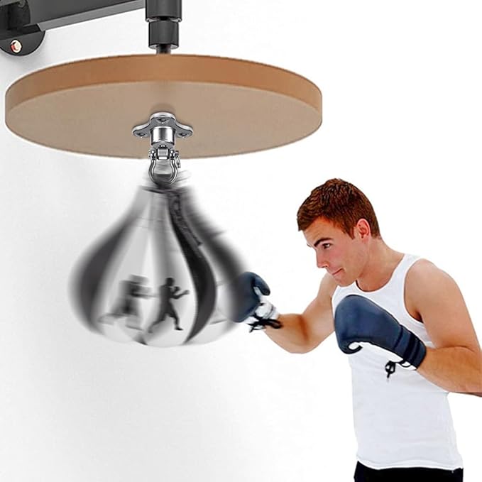 BeneLabel Speed Bag Swivel - Stainless Steel Speedbag Swivel with 360° Rotation - Boxing Bearing Swivel for Punching Bag - Easy Setup On Hanging Punching Speed Bag Platform Stand