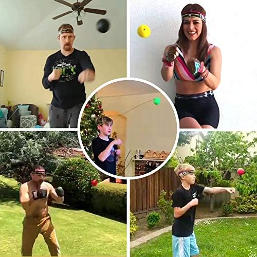 TEKXYZ Boxing Reflex Ball Family Pack 4 Different