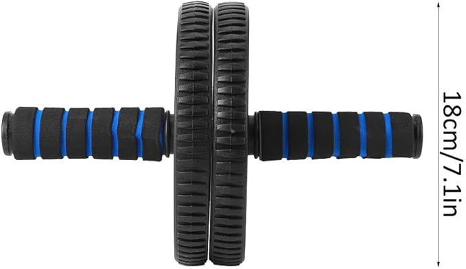 Blue Dual Roller Abdominal Exerciser - 18cm Diameter