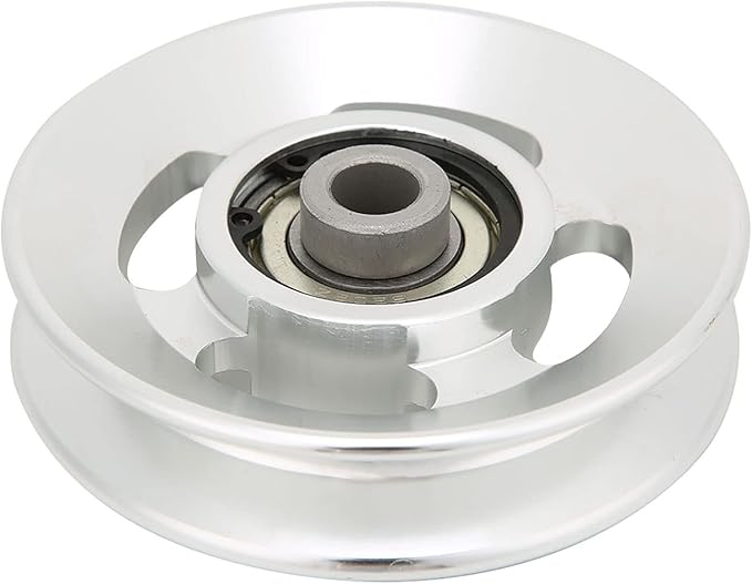 Gym Pulley Wheel, Aluminium Alloy Fitness Pulley Home Gym Attachments Part Exercise Strength Training Accessory Gym Fitness Equipment, for 10.5mm Bore Diameter