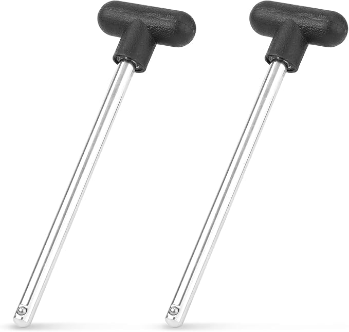 Weight Stack Pin, 2pcs Gym Pins for Weights Loading Pin for Weight Stack Machine Weight Selector Pin for Home Gym Exercise Machine Accessories