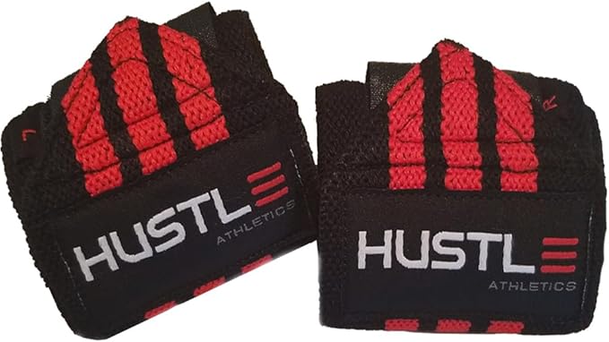 Wrist Wraps for Weightlifting (USPA Approved) - 18" or 12" Premium Quality Weight Lifting Wrist Straps - Best Gym Wrist Wraps with Thumb Loop for Powerlifting & Weight Training for Men & Women