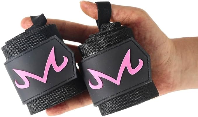 Anime Wrist Wraps Ideal for Weightlifting, Powerlifting, and CrossFit. One Size Fits All. Premium Wrist Support for Gym Workouts