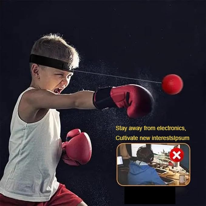 Boxing Equipment,Boxing Reflex Ball Set - Improves Hitting 4Ball)