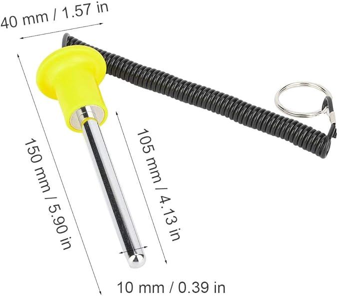Weight Stack Pin, Fitness Weight Stack with Rust Proof and Resistant Design, Helps You Exercise to Get a Better Figure and Health (Yellow)