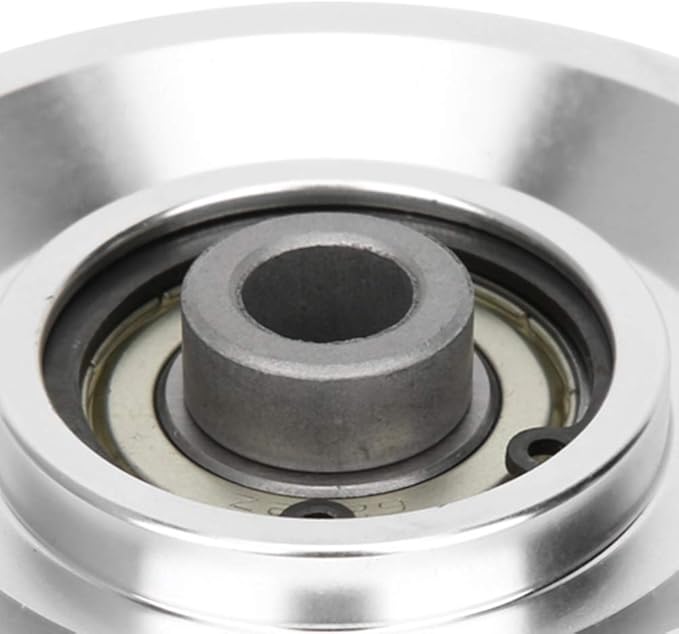 Yctze Aluminium Alloy Pulley, 3 Bearing 75mm, Fitness Exercise Hardware for Cable Machine Gym, Weight Training Equipment Accessories for Home Garage (Diameter 80mm)
