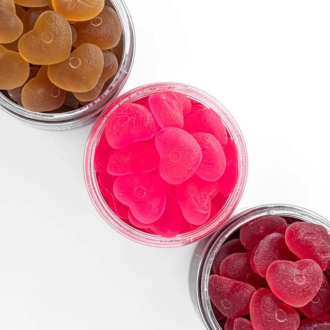 Teami Wellness Gummies Delicious Heart Shaped Gummies for a Balanced Belly, Immune Support and Relaxation Multivitamin Jelly Pack of 3