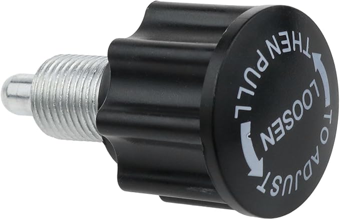 AYLIFU M16 Pop Pull Pin Knob Adjustment Fitness Pop Pull Pin Knob for Fitness Equipment, Bicycle Equipment, Black 2PCS