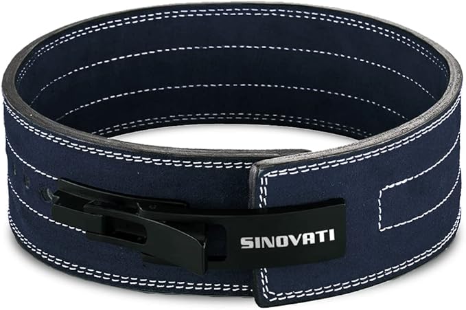 Weight-lifting belt for men with lever buckle 8.5cm / 10cm Height