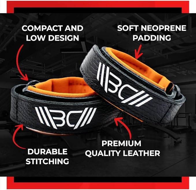 WARM BODY COLD MIND Leather Wrist Wraps for Weightlifting, Powerlifting, Gym – Wrist Support for Men & Women – Heavy Duty Wrist Straps for Strength Training