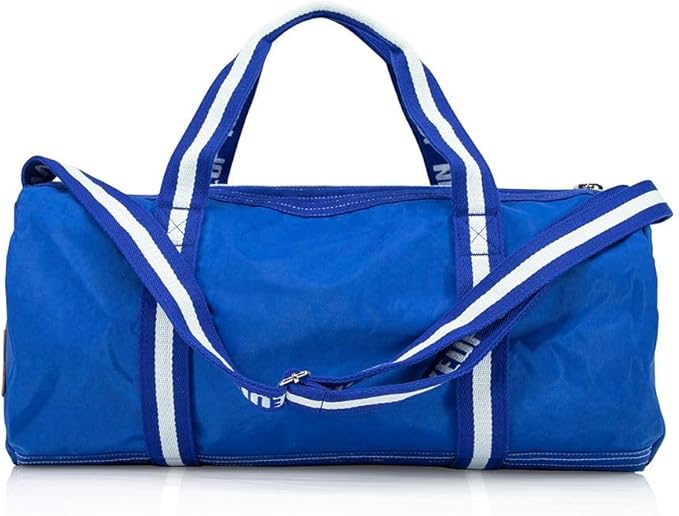 Fairtex BAG9 Retro Style Barrel Bag Thai Boxing Heavy Gym Bag Myay Thai MMA (Blue)