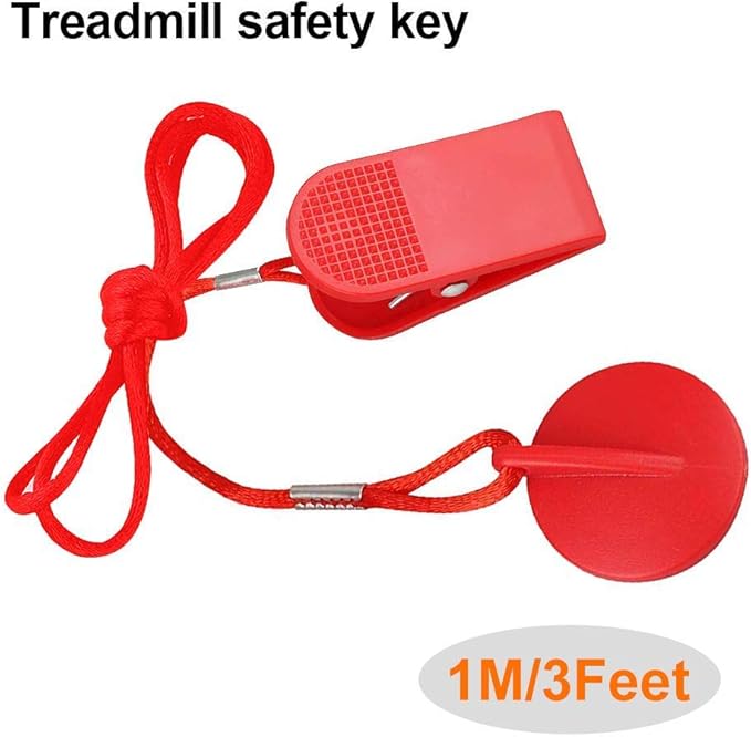 Treadmill Safety Key for NordicTrack, Proform, Image, Weslo, Reebok, Epic, Golds Gym, Freemotion, and Healthrider Treadmills