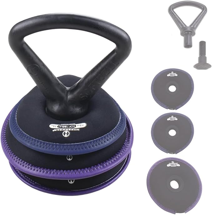 Hyperwear SoftBell Adjustable Kettlebell Set - Soft