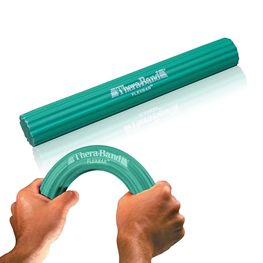 THERABAND FlexBar, Tennis Elbow Therapy Bar, Relieve Tendonitis