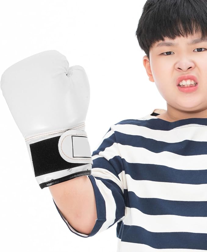 Yardwe Kids Boxing Gloves, Youth Boys and Girls Training Sparring Glove for Kickboxing, Punching Bag, MMA, Thai, Pu Leather, Sponge Liner
