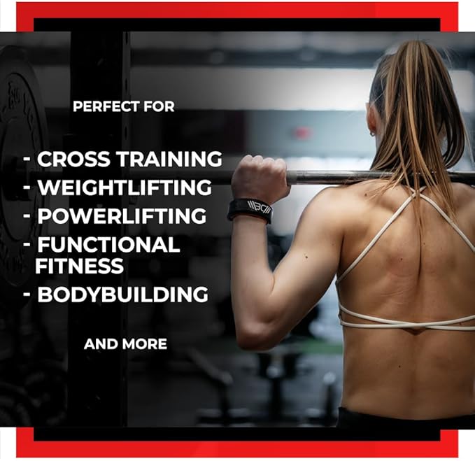 WARM BODY COLD MIND Leather Wrist Wraps for Weightlifting, Powerlifting, Gym – Wrist Support for Men & Women – Heavy Duty Wrist Straps for Strength Training