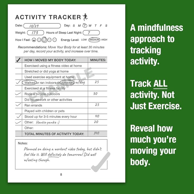 BUNDLE: 28 Day Fitness DVD plus Wellness Tracker for Women and Men 50-80+