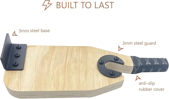 Wooden Mini Deadlift Barbell Jack Weight Plate Changing