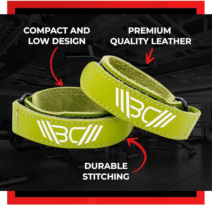 WARM BODY COLD MIND Leather Wrist Wraps for Weightlifting, Powerlifting, Gym – Wrist Support for Men & Women – Heavy Duty Wrist Straps for Strength Training
