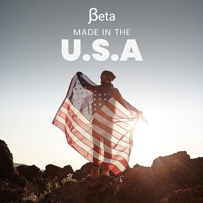 Beta Rock Climbing Chalk Premium, Heat Treated Loose Powdered Rock Climbing Chalk Made with 100% Magnesium Carbonate. 100% of Profits Donated. The Strongest Grip Possible. (Chalk Powder, Hand Chalk)