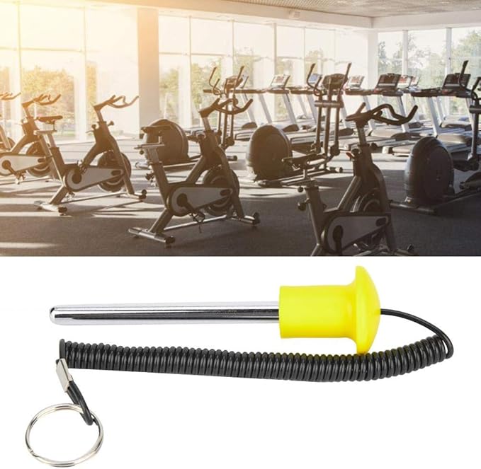 Weight Stack Pin, Fitness Weight Stack with Rust Proof and Resistant Design, Helps You Exercise to Get a Better Figure and Health (Yellow)
