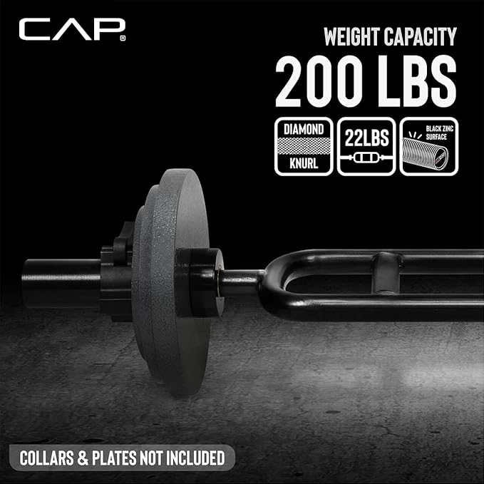 CAP Barbell 2' Solid Olympic Triceps Bar (OBIS-34SB-3)