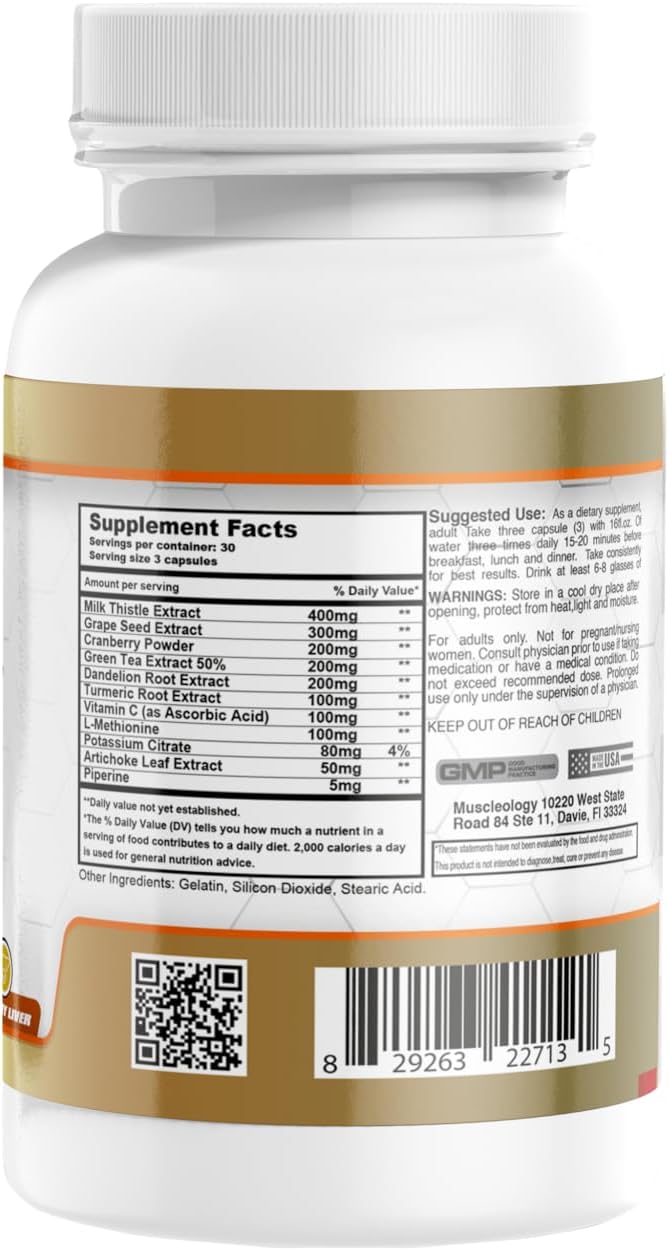 Dtox: Liver and Kidney Support Supplement.