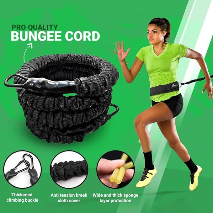 INTENT SPORTS 360° Dynamic Speed Resistance and Assistance 8 Ft. 80 Lb