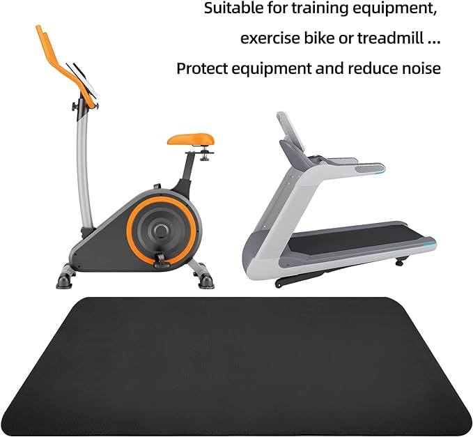 Exercise Equipment Mat - Treadmill Mat 47.3" x 23.6")