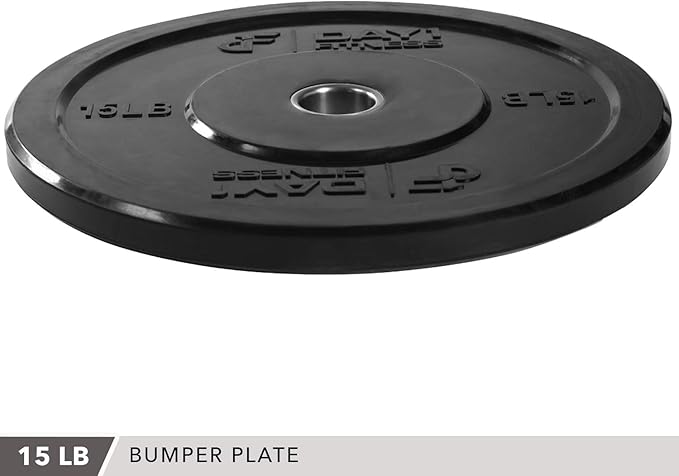 Day 1 Fitness Olympic Bumper Plate 2” – 5 Weight 10lbs to 45lbs -