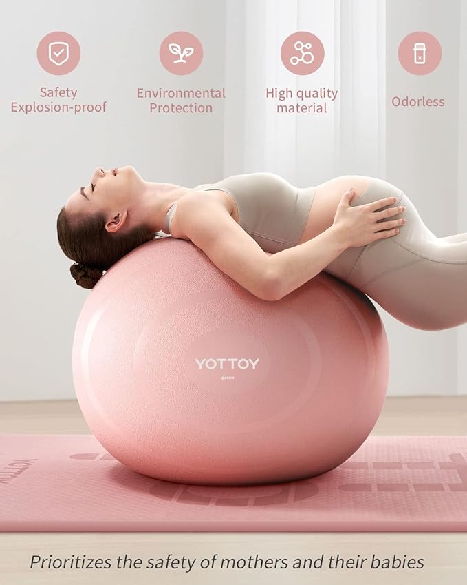 Anti-Burst Exercise Ball for Working Out