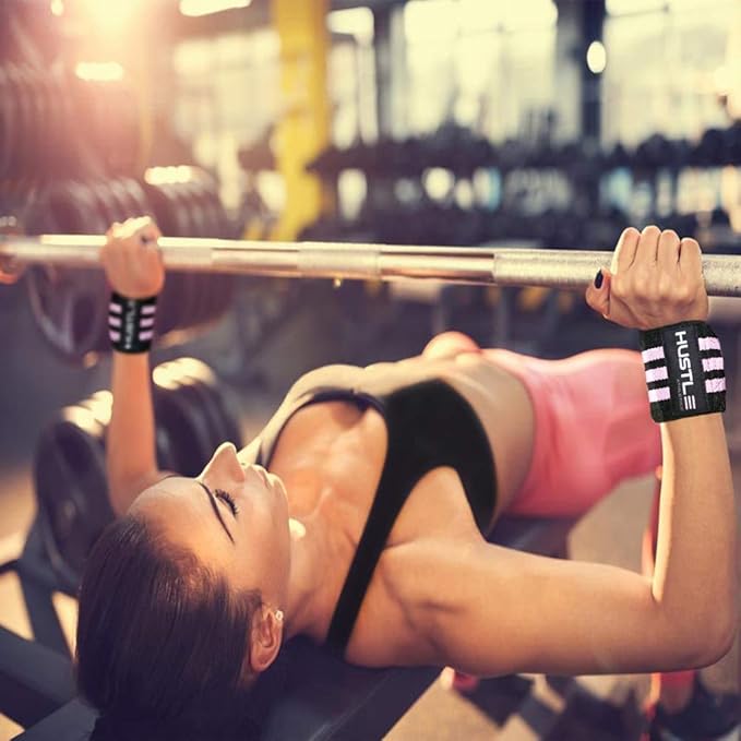 Wrist Wraps for Weightlifting (USPA Approved) - 18" or 12" Premium Quality Weight Lifting Wrist Straps - Best Gym Wrist Wraps with Thumb Loop for Powerlifting & Weight Training for Men & Women