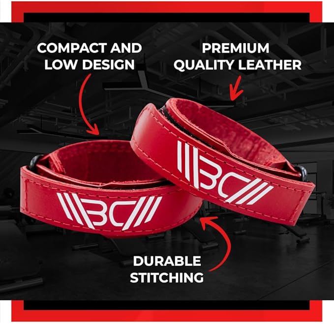 WARM BODY COLD MIND Leather Wrist Wraps for Weightlifting, Powerlifting, Gym – Wrist Support for Men & Women – Heavy Duty Wrist Straps for Strength Training