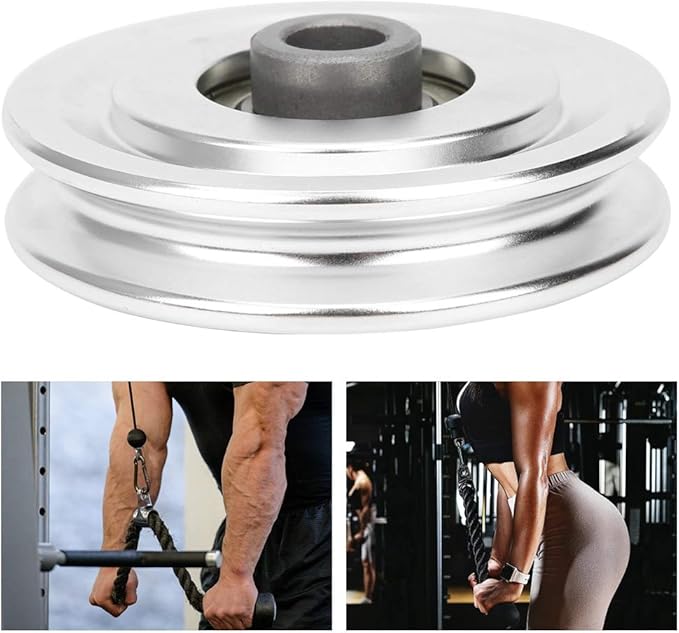 Alomejor Fitness Pulley 70 80mm Universal Bearing Pulley