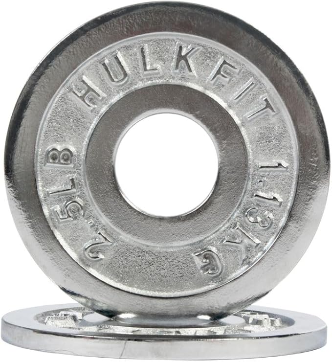 HulkFit 2-inch Calibrated Steel Weight Plates for Olympic