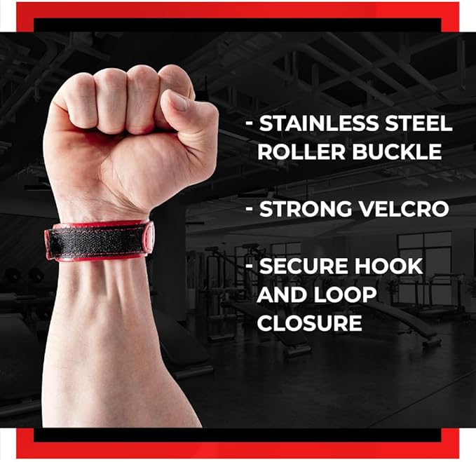 WARM BODY COLD MIND Leather Wrist Wraps for Weightlifting, Powerlifting, Gym – Wrist Support for Men & Women – Heavy Duty Wrist Straps for Strength Training