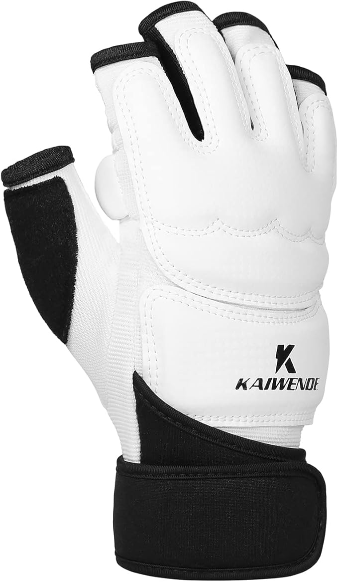 Half Finger Kickboxing Gloves - Also Fit for Taekwondo Sparring,Training Light Workouts, Muay Thai, Martial Arts(Karav MAGA),Karate,Shadow Boxing,Cardio Kickboxing Class,Combat Class