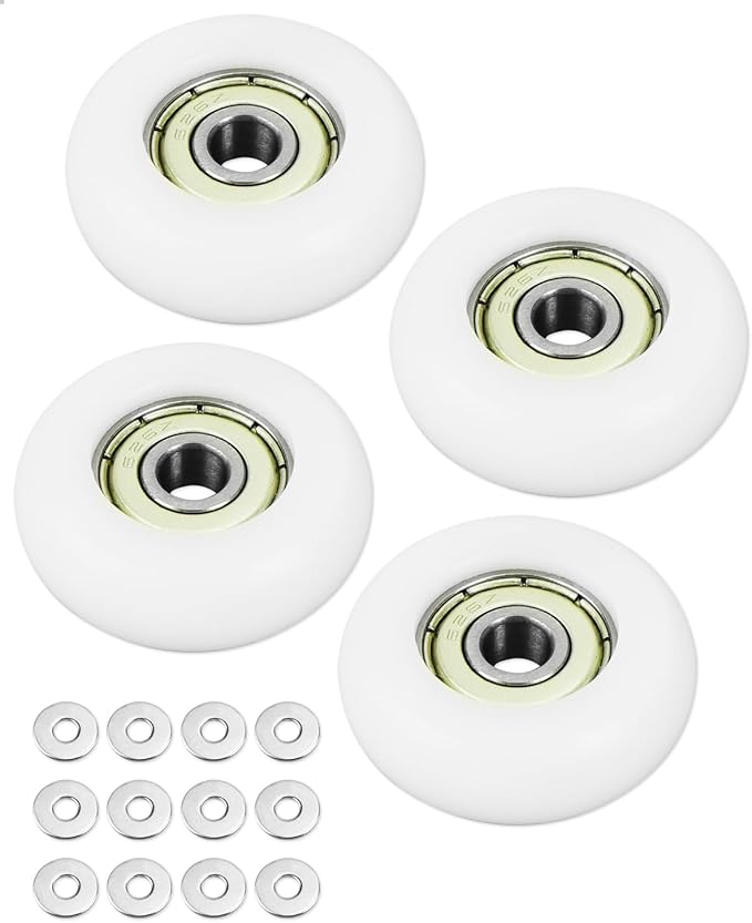 Upgrade Roller Wheel Kit Fit for Total Gym Parts Replacement, Fit for Gym Models 2000 3000 Some 3000 XL and a Few Very Early XL