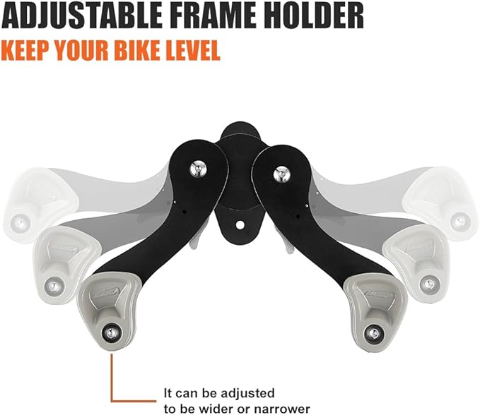 Ibera Wall Mount Hanger, Indoor Bicycle Hook Holder Storage Rack for Home or Garage