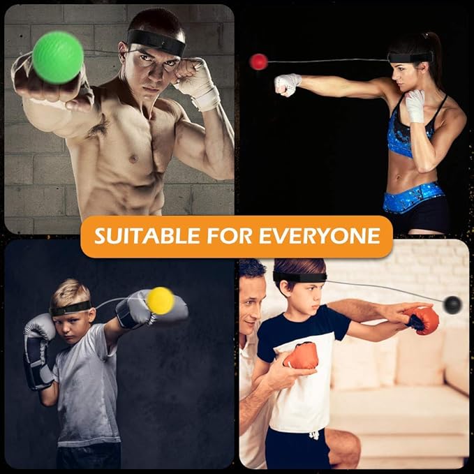 Boxing Ball Family Pack Plus with Adjustable Headband 4 Boxing