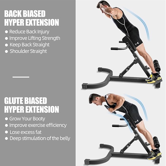 Hyper Back Extension Roman Chair – Multi-Functional Bench