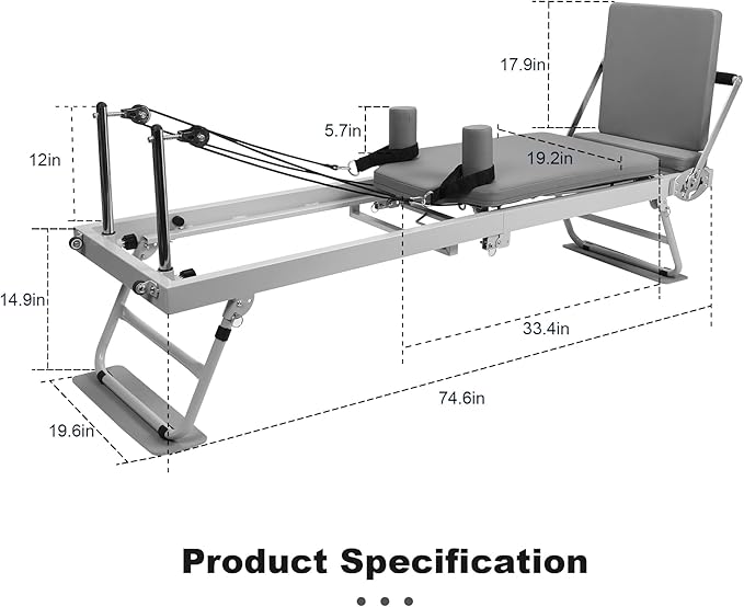 SENDIAN Foldable Pilates Equipment for Home Workouts