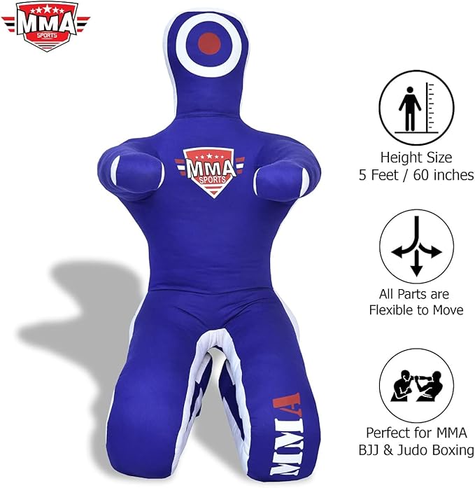 Sports Brazilian JIU Jitsu Grappling Submission Throwing Dummy Punching Heavy Bag Kick Boxing Dummies UNFILLED