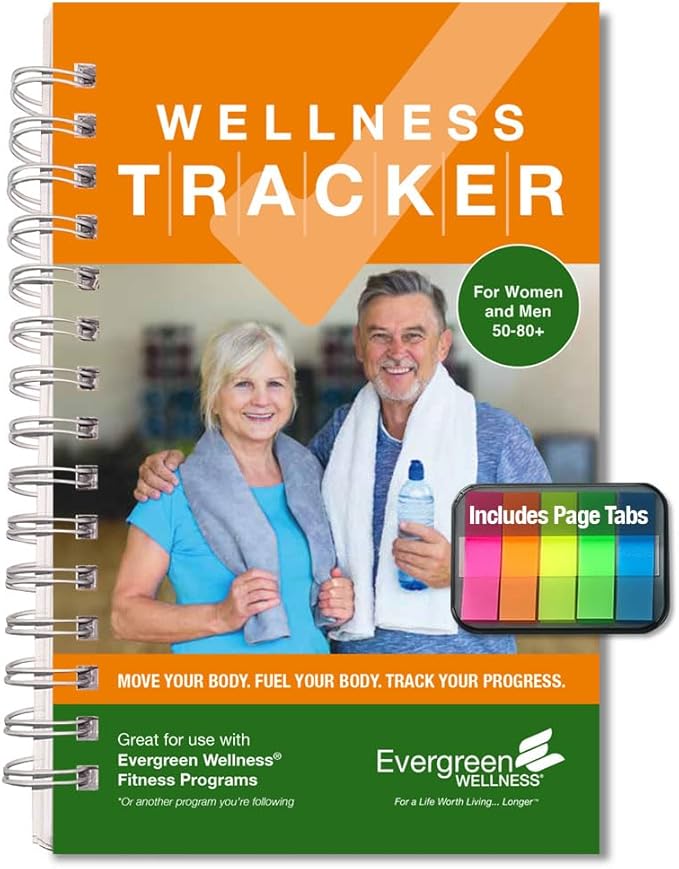 BUNDLE: 28 Day Fitness DVD plus Wellness Tracker for Women and Men 50-80+