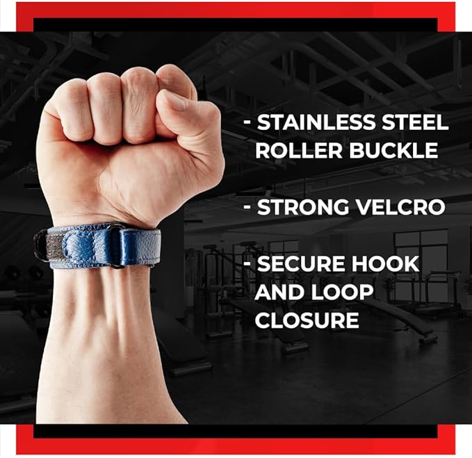 WARM BODY COLD MIND Leather Wrist Wraps for Weightlifting, Powerlifting, Gym – Wrist Support for Men & Women – Heavy Duty Wrist Straps for Strength Training