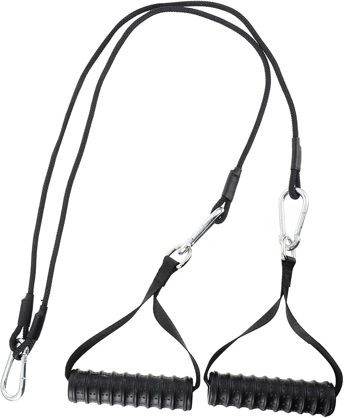 BESPORTBLE Fitness Pulley Cable Tricep Rope Chest Expander Cables Strength Muscle Training Cable Machine Attachment for Home Gym