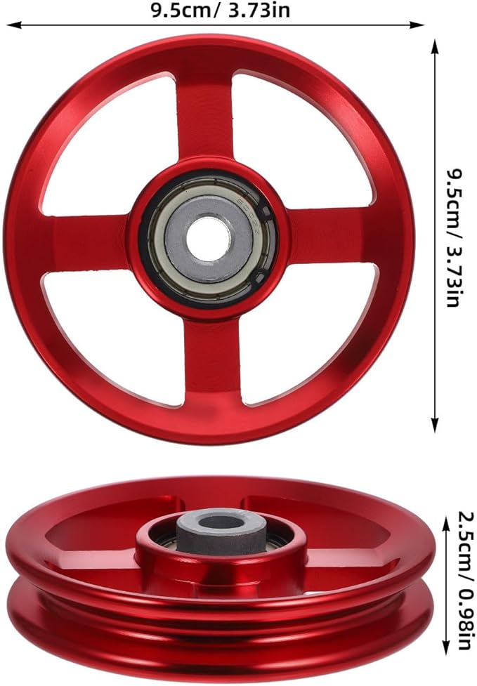 BESPORTBLE Universal Nylon Gym Cable Pulley Wheel
